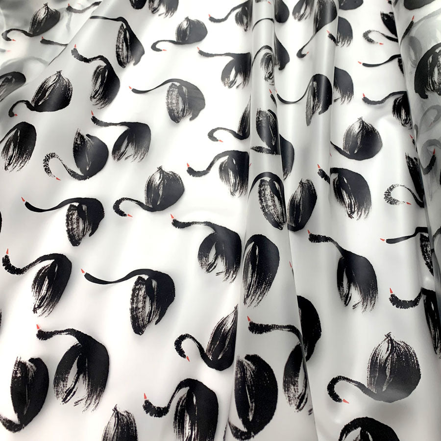 Printed PU Polyurethane - Swan