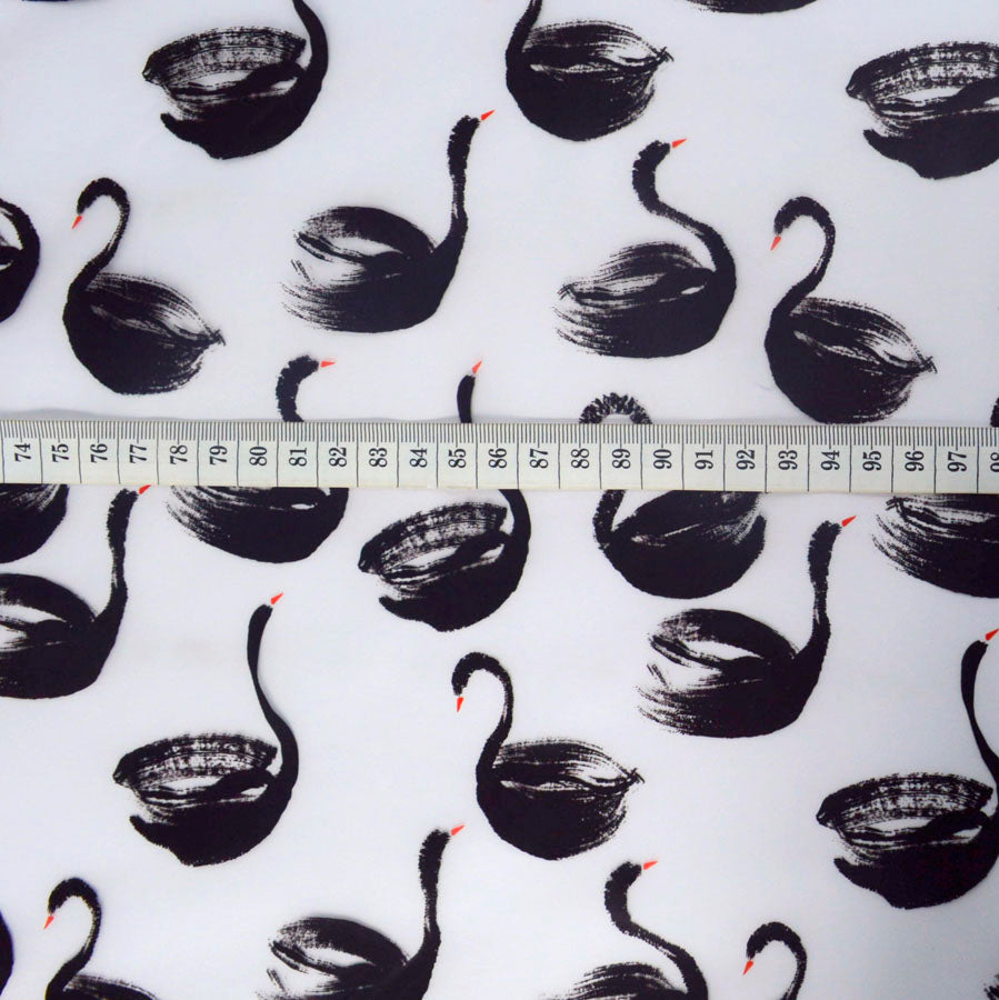 Printed PU Polyurethane - Swan