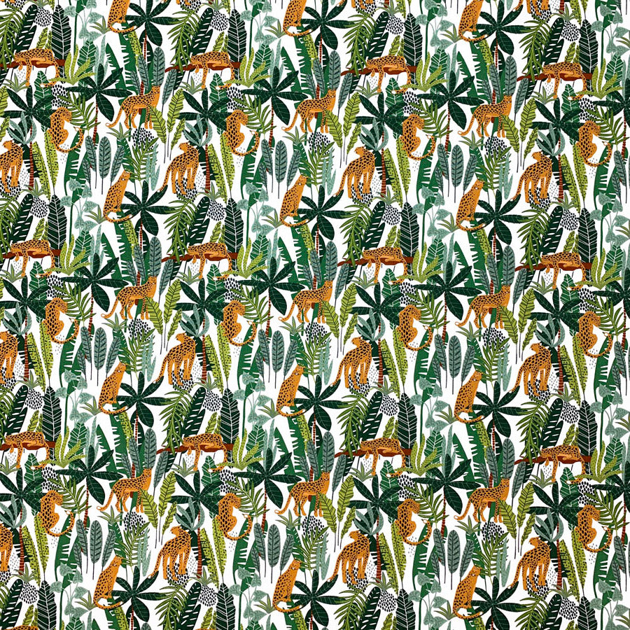 Poplin Print - Jungle Leopard
