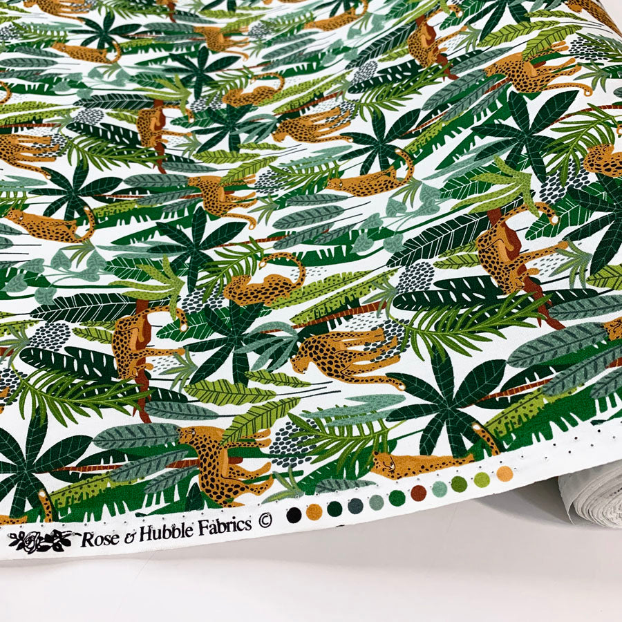Poplin Print - Jungle Leopard