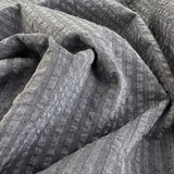 Remnant - Proper Seersucker - Grey (1m)