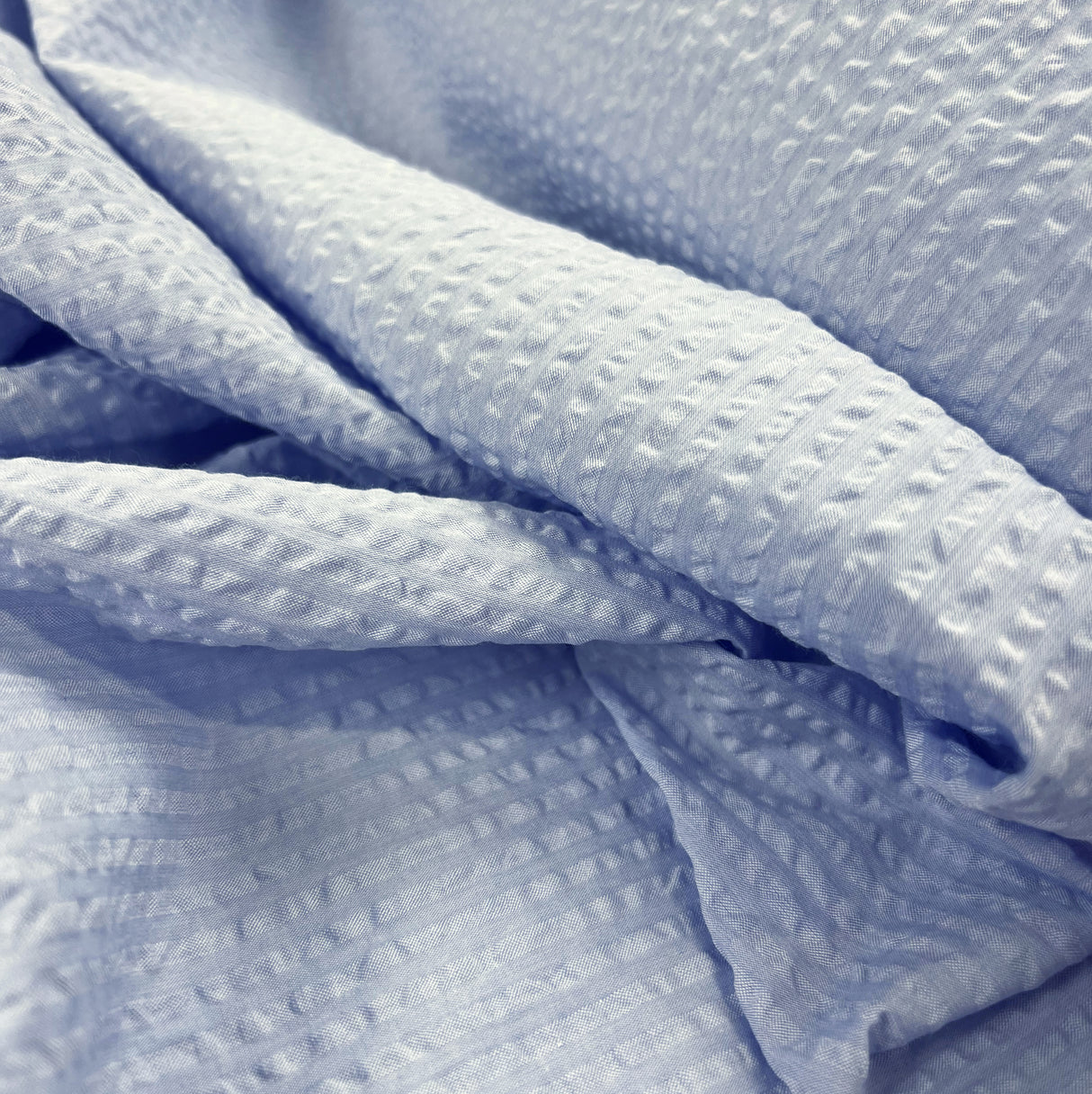 Remnant - Proper Seersucker - Pale Blue (0.6m)