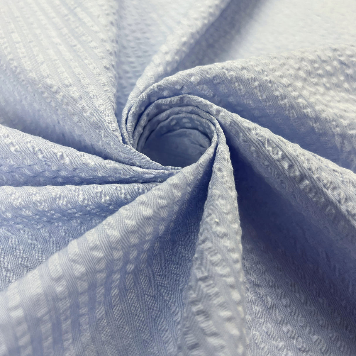 Remnant - Proper Seersucker - Pale Blue (0.6m)