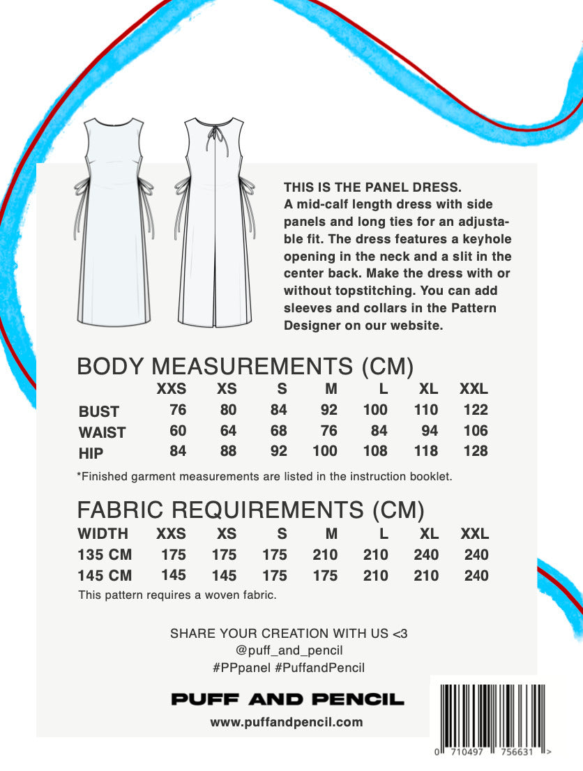 Puff & Pencil - Panel Dress Pattern