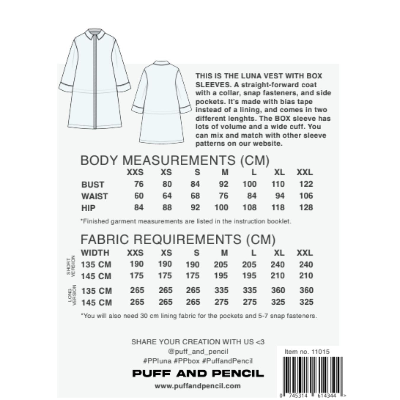 puff pencil luna vest box sleeve 4