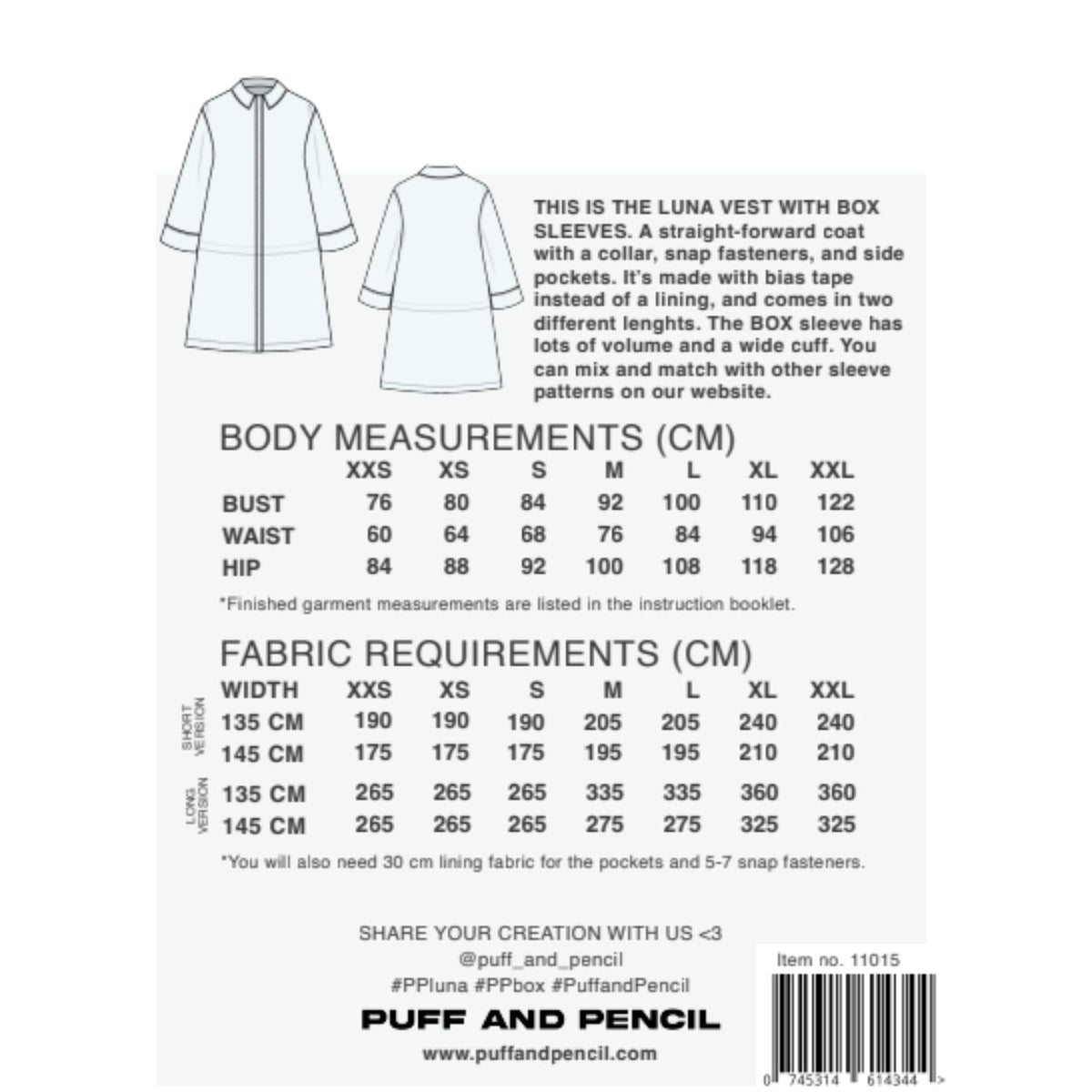 puff pencil luna vest box sleeve 4