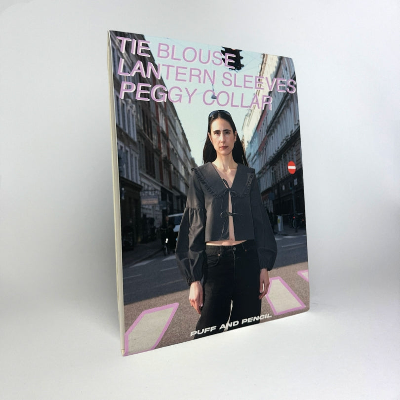 Puff & Pencil - Tie Blouse, Lantern Sleeve & Peggy Collar Pattern