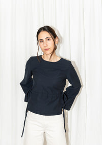 Puff & Pencil - Tie Waist Blouse x Cone Sleeve Pattern