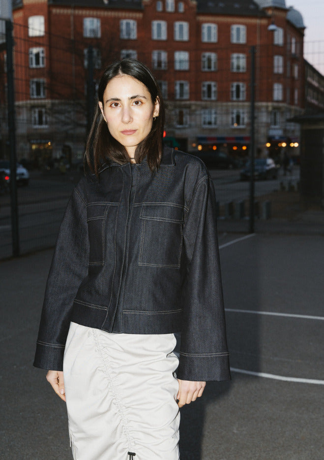 Puff & Pencil - Topstitch Vest x Box Sleeves Pattern