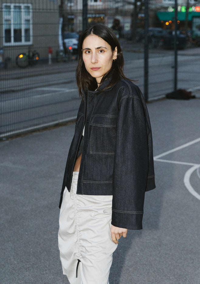 Puff & Pencil - Topstitch Vest x Box Sleeves Pattern