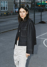 Puff & Pencil - Topstitch Vest x Box Sleeves Pattern