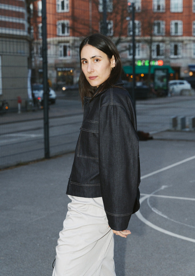 Puff & Pencil - Topstitch Vest x Box Sleeves Pattern