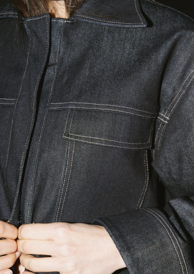 Puff & Pencil - Topstitch Vest x Box Sleeves Pattern