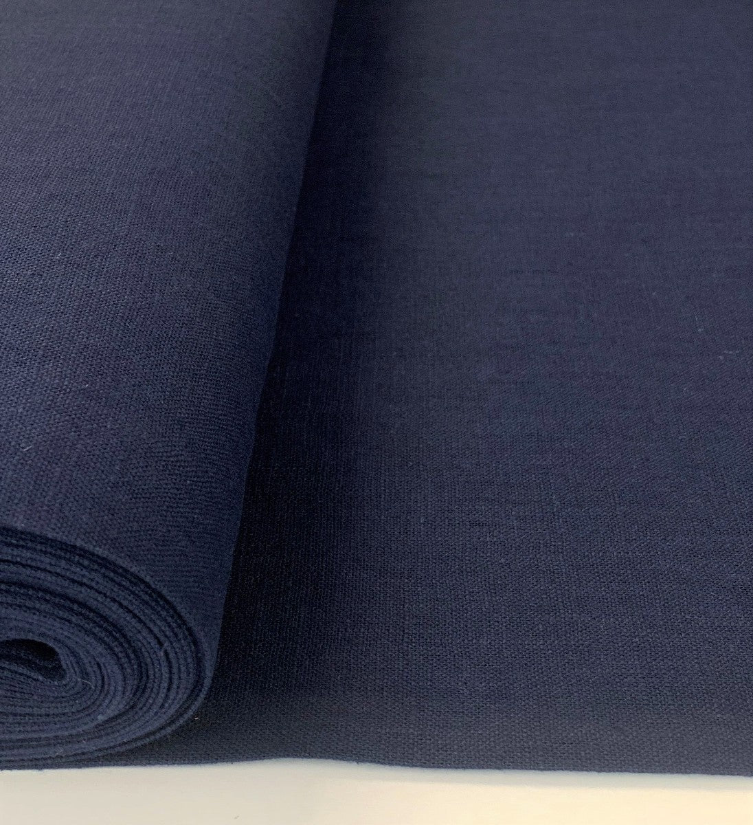 Remnant - Pure Linen - Navy (75cm)