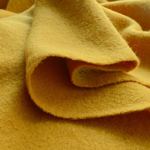 Pure Luxury - Boiled Wool - New Mustard
