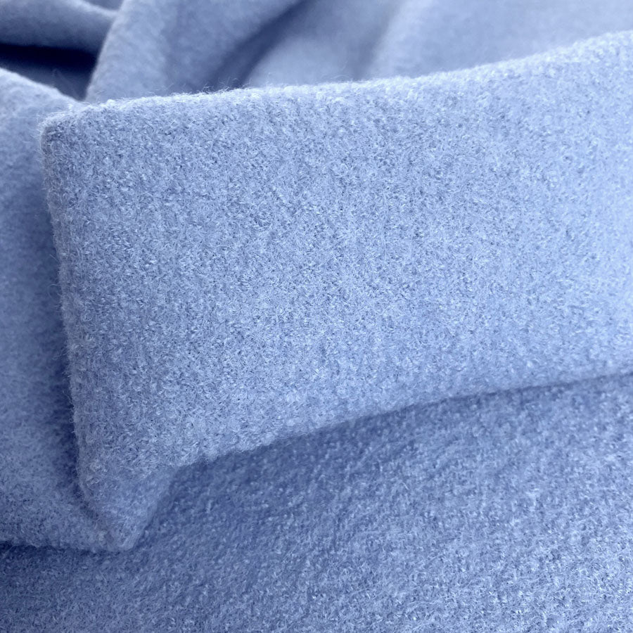 Pure Luxury - Boiled Wool - Pale Blue