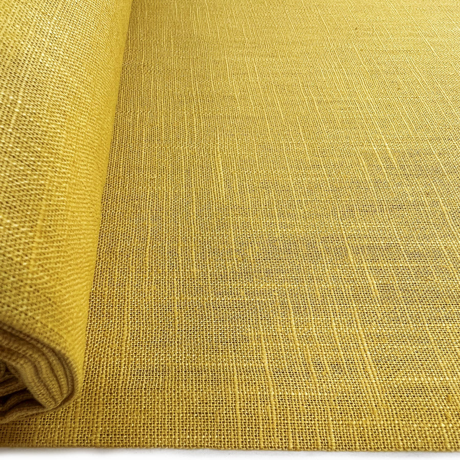 Remnant - Pure Linen - Gold (1.25m)
