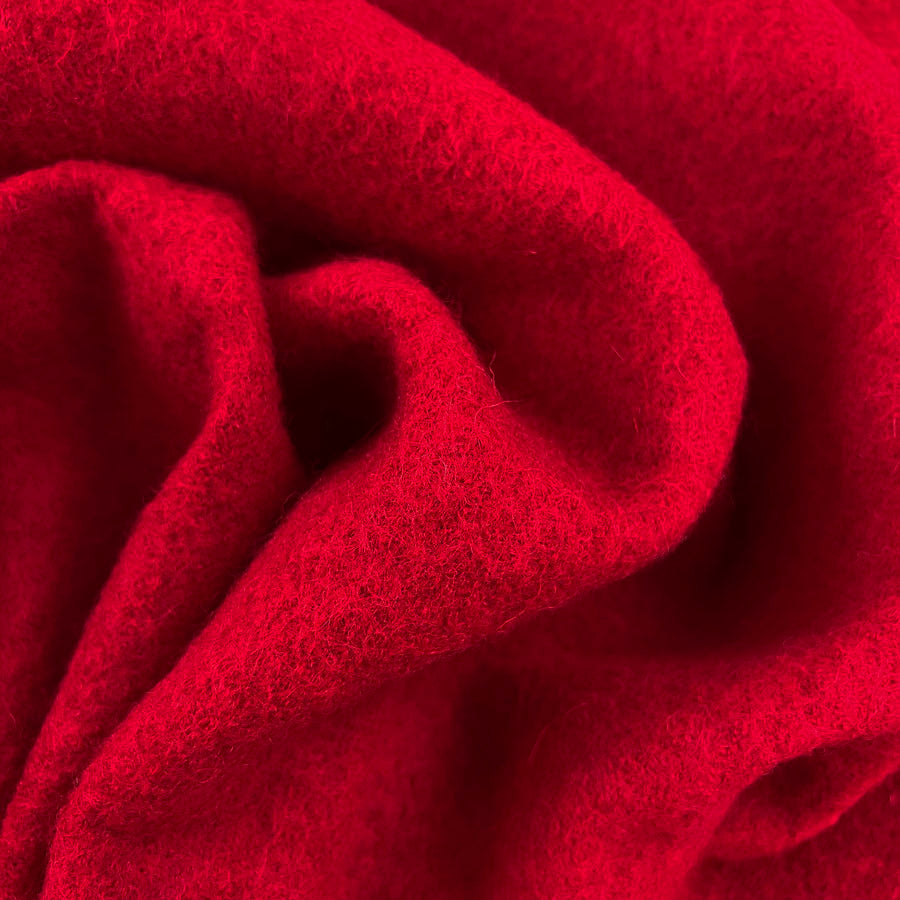 Pure Luxury - Boiled Wool - Red