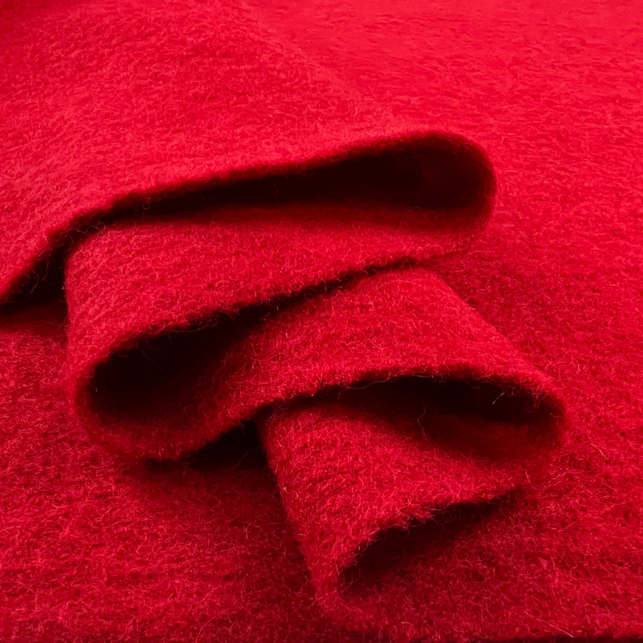 Pure Luxury - Boiled Wool - Red