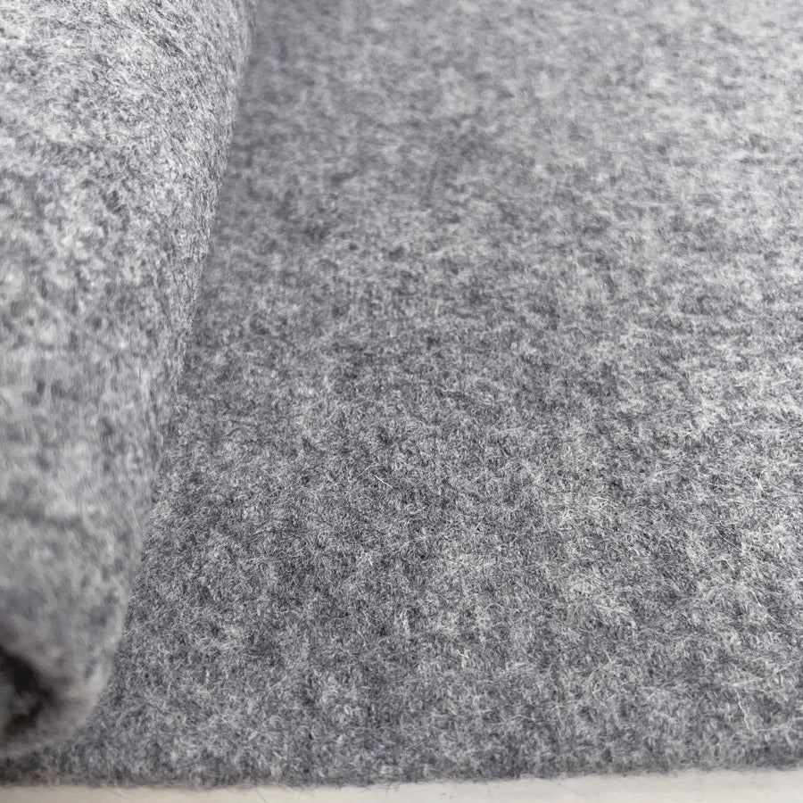 Pure Luxury - Boiled Wool - Silver Grey