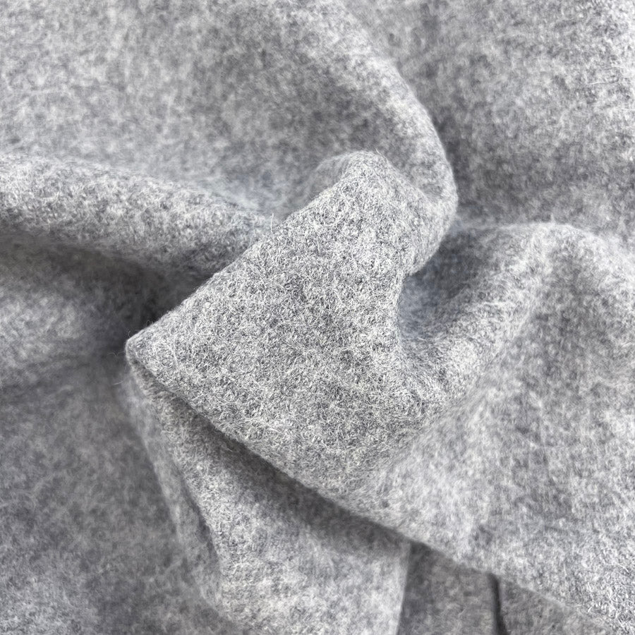 Pure Luxury - Boiled Wool - Silver Grey