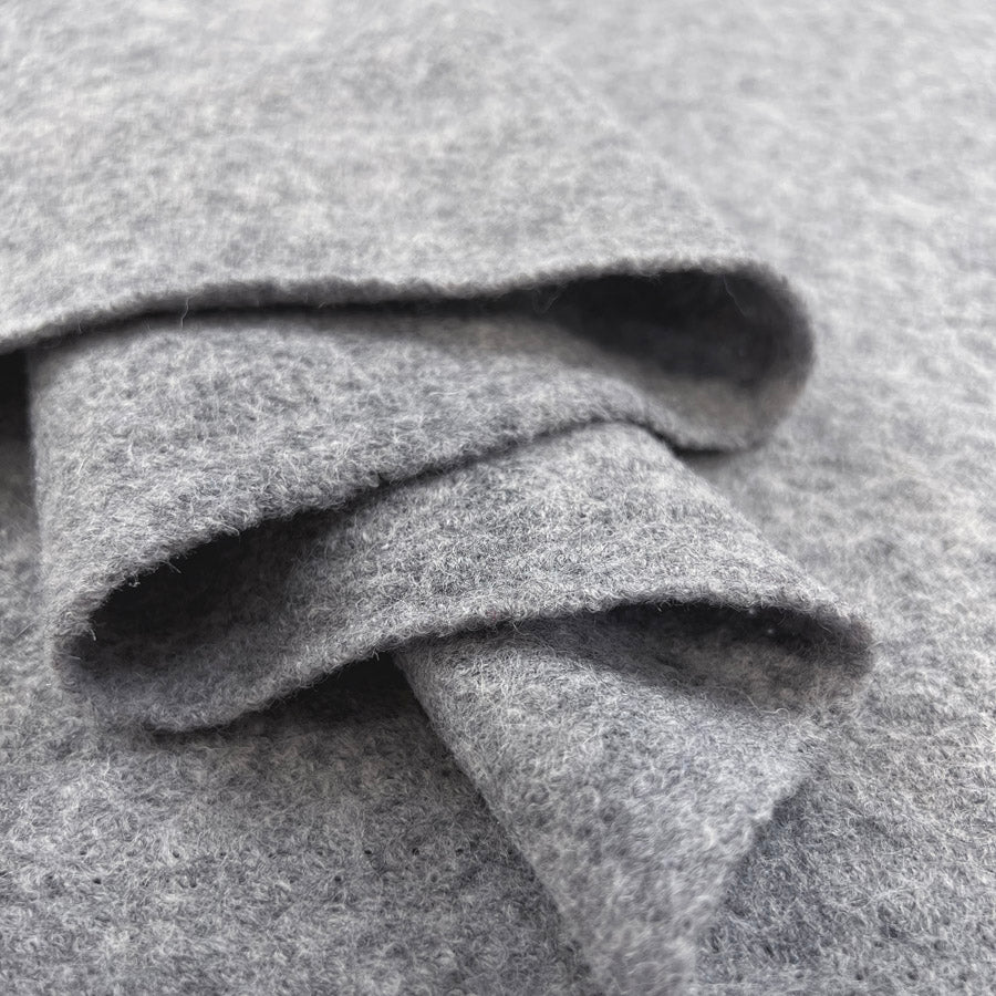 Pure Luxury - Boiled Wool - Silver Grey