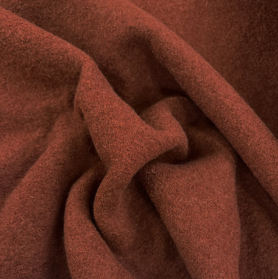 Pure Luxury Boiled Wool Fabric Terracotta Hot Rust Cu 8912B9Ad 92E8 4E89 Bee1 F2986499Dcd4