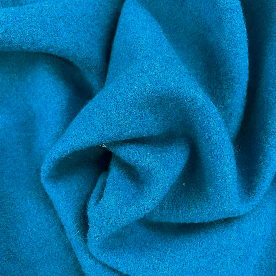 Remnant - Pure Luxury - Boiled Wool - Sky (1.12m)
