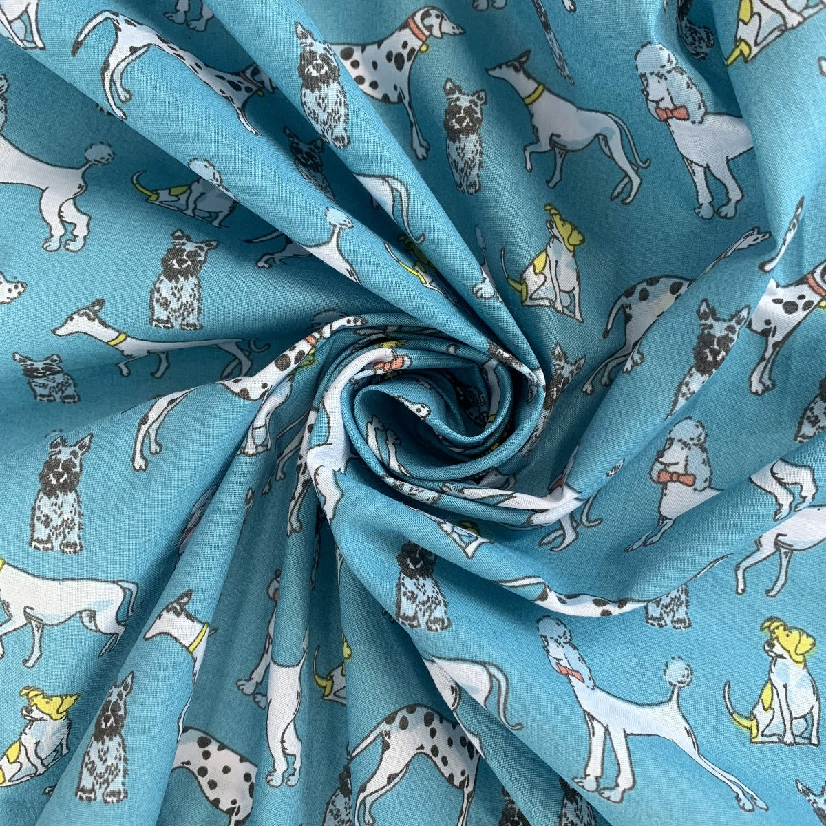 Put The Kettle On - Dogs - Turquoise