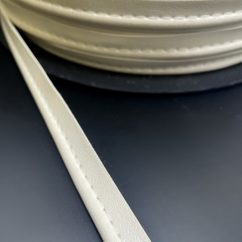 Flanged Insert Piping Cord - PVC - Cream