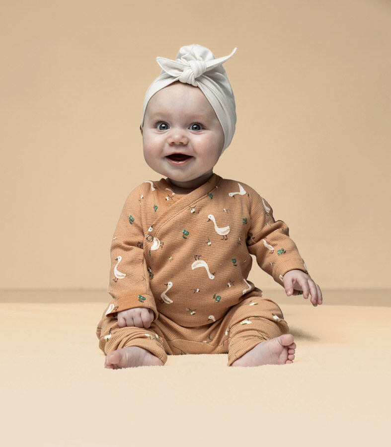 Qjutie - Plain Cotton Jersey - Ecru