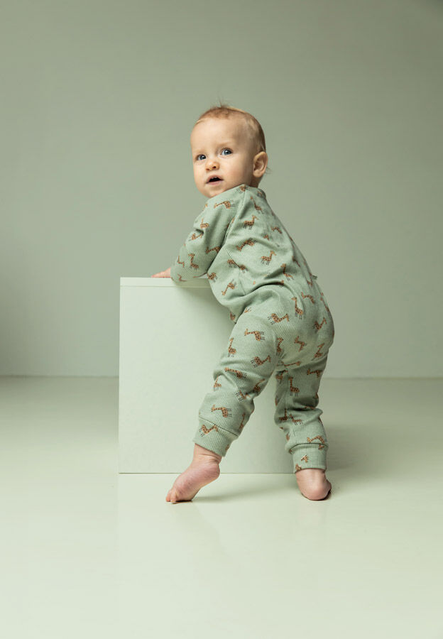 Qjutie - Rib Knit - Giraffe