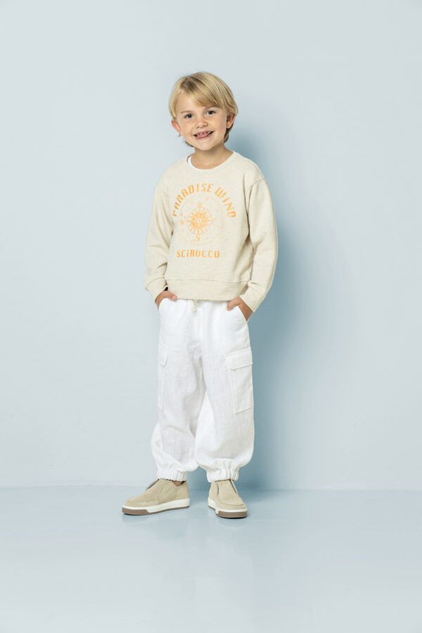 Qjutie - Plain Linen - White