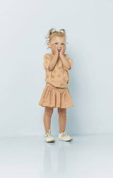 Qjutie - Floral Jacquard - Dusty Salmon