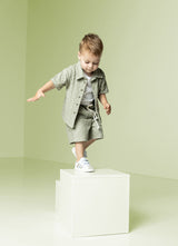 Qjutie - Jacquard Towelling - Khaki