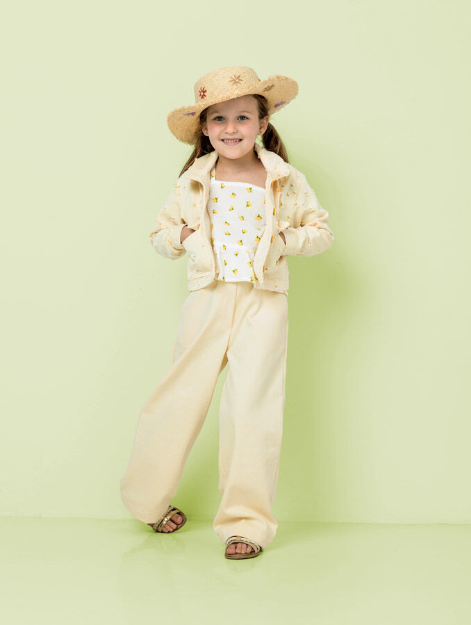 Qjutie - Burnout Denim - Yellow