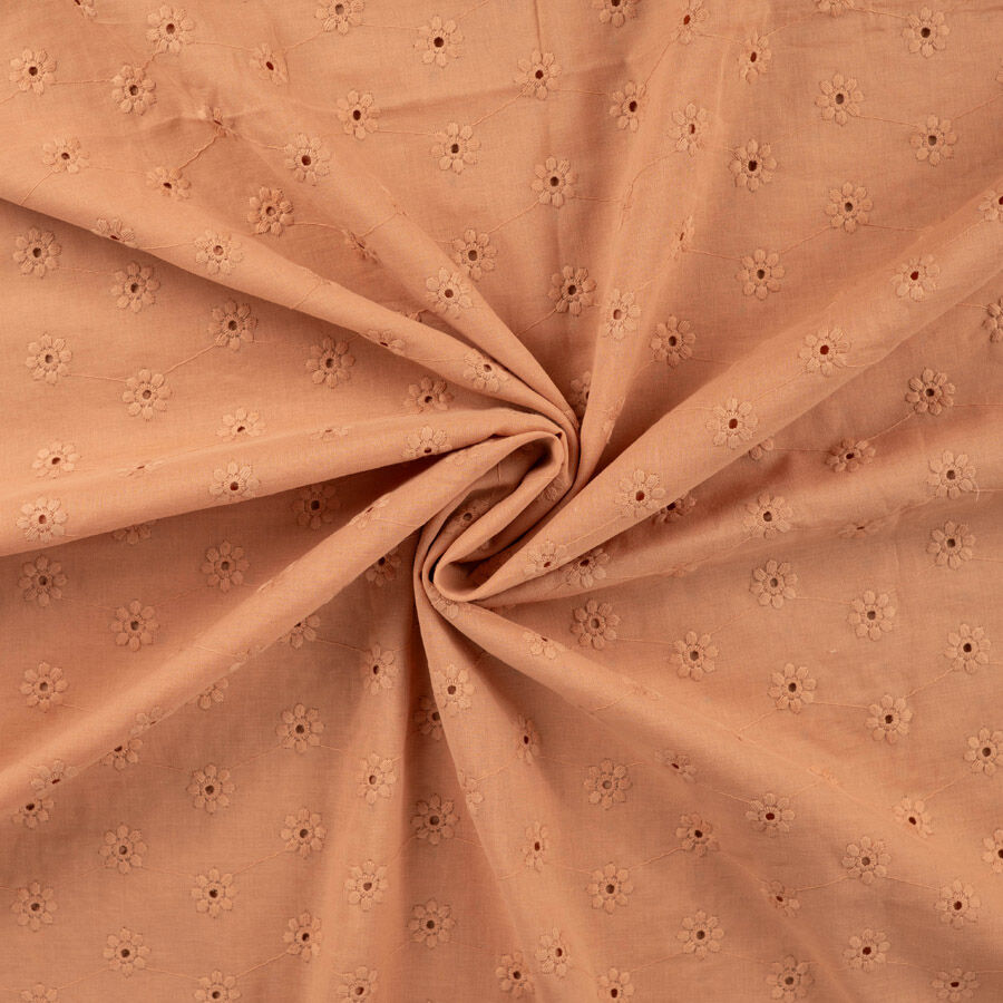 Qjutie - Broderie Anglaise - Dusty Salmon