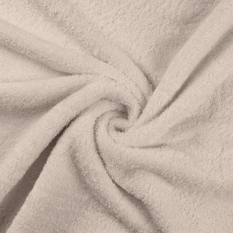 Qjutie 90  Bamboo 10  Polyester Towelling Fabric Ecru Kc4100%051 Twist