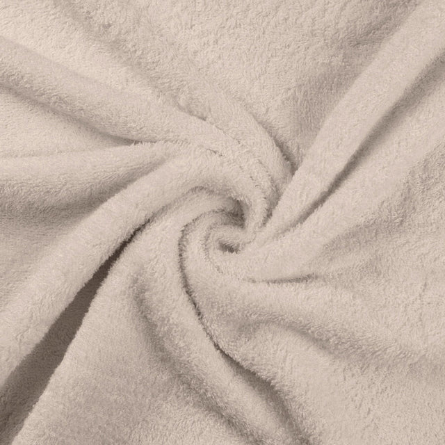Qjutie 90  Bamboo 10  Polyester Towelling Fabric Ecru Kc4100%051 Twist