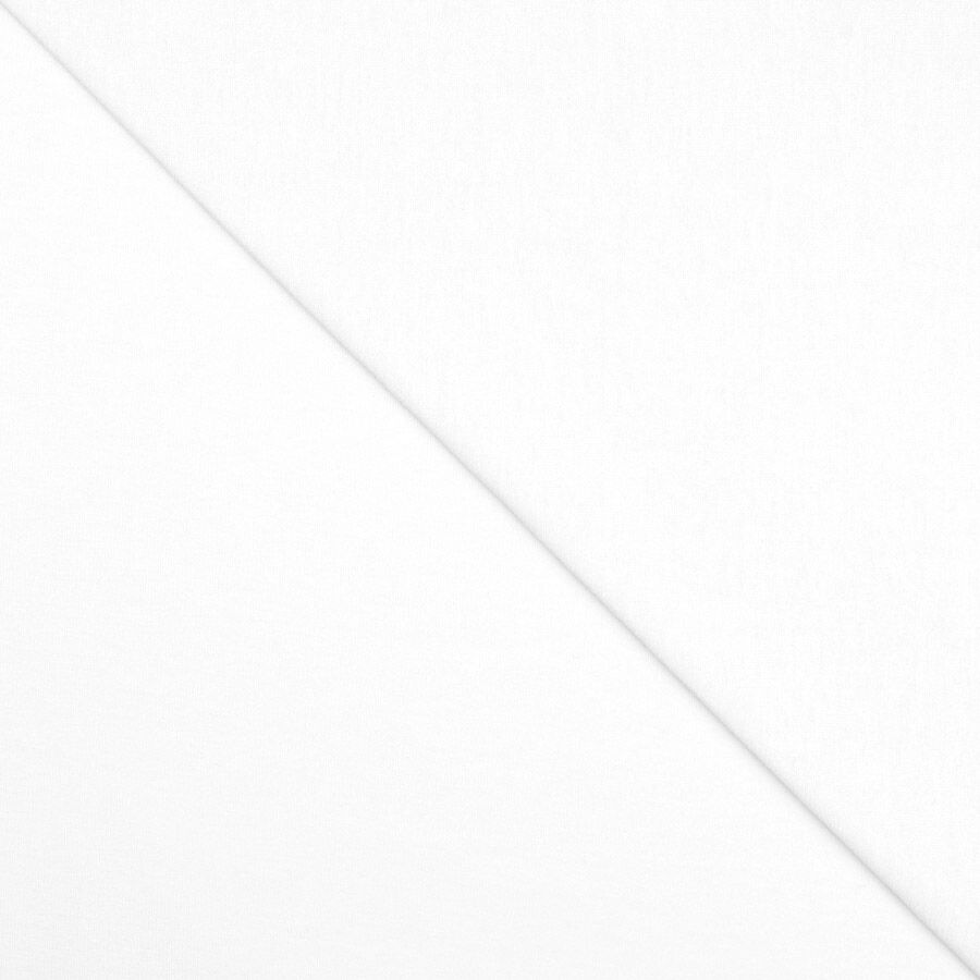 Qjutie - Plain Cotton Jersey - White