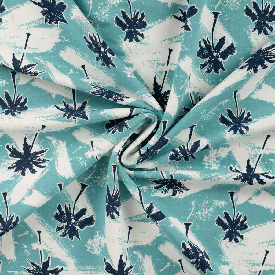 Qjutie - French Terry - Palms