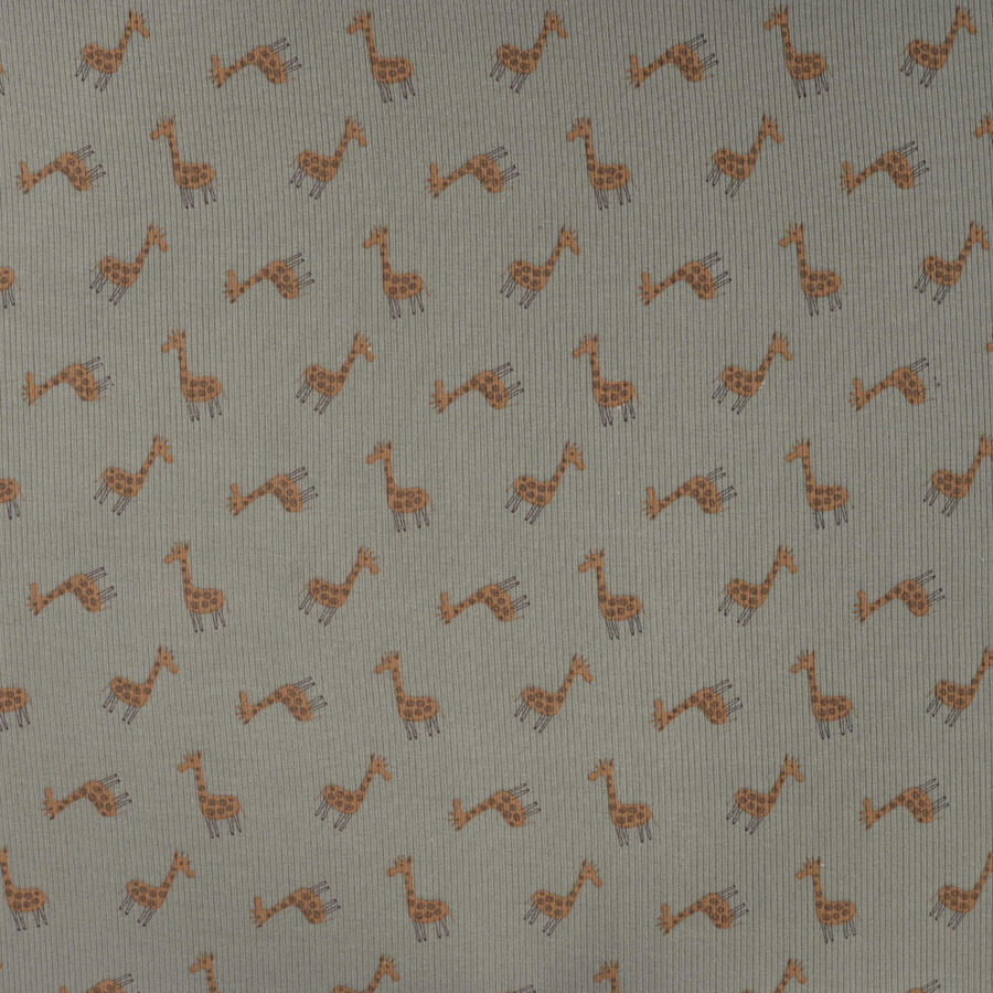Qjutie - Rib Knit - Giraffe