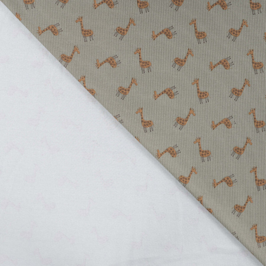 Qjutie - Rib Knit - Giraffe