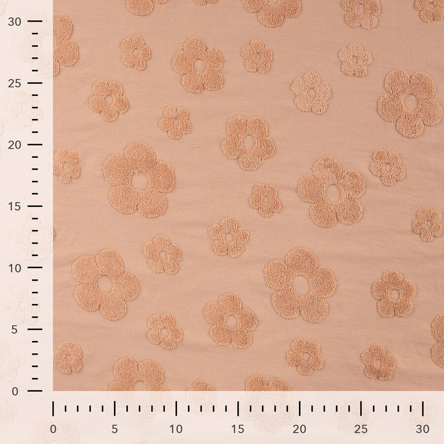 Qjutie - Floral Jacquard - Dusty Salmon
