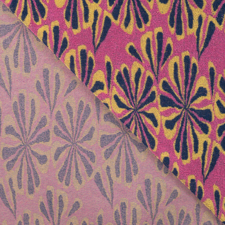 Qjutie - Jacquard Towelling - Flower Power