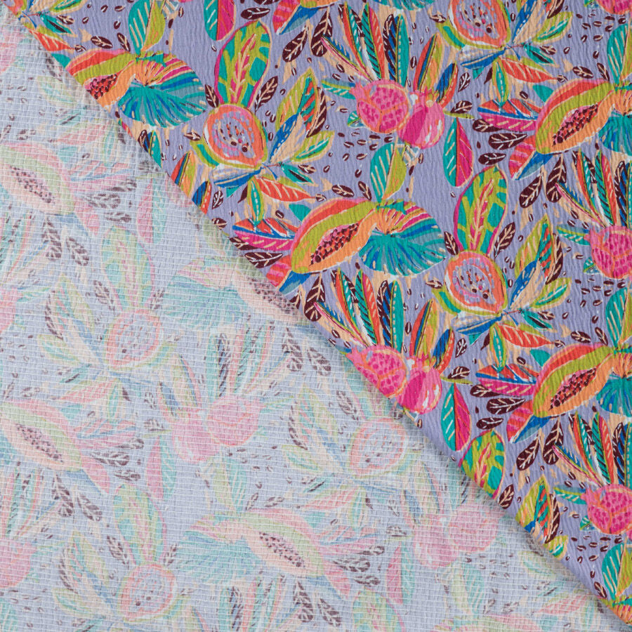 Qjutie Crinkle Cotton Polyester Elastane Jersey Fabric Multi K47061 001 Fold