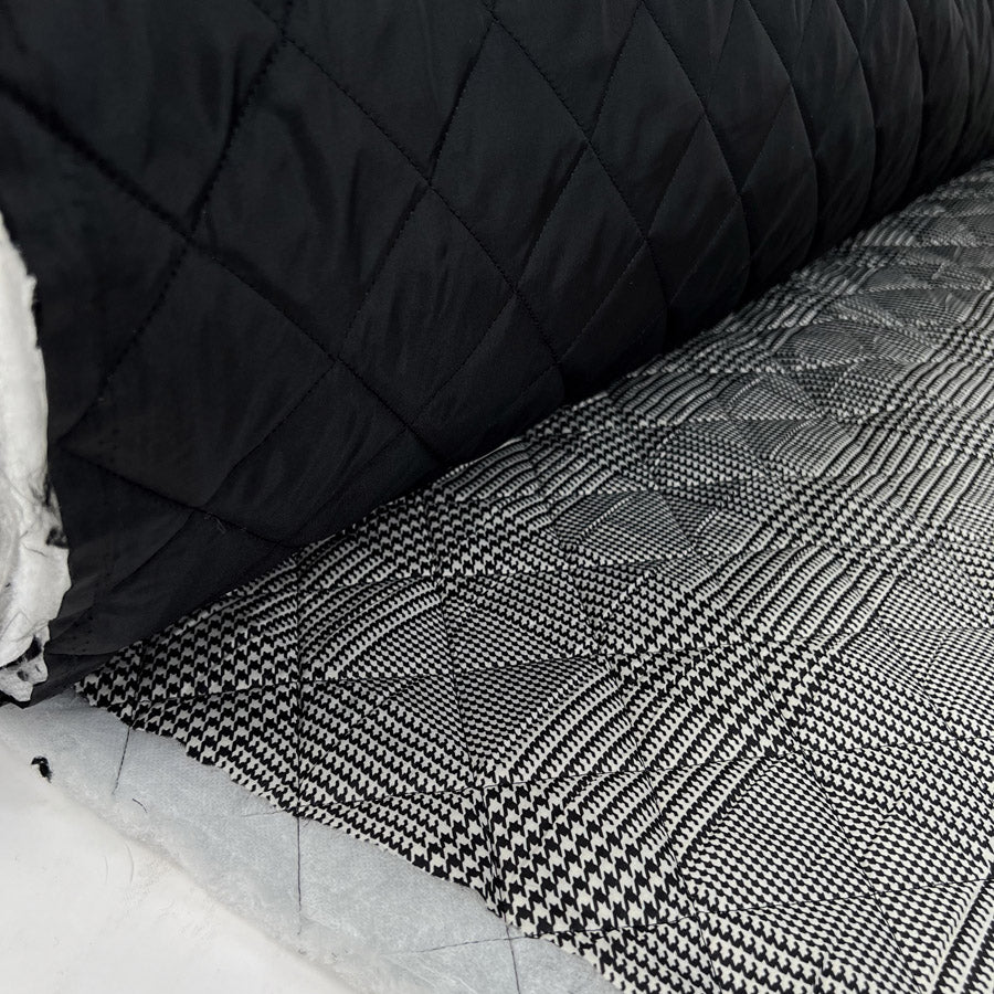Quilted - Black & Ivory Hound