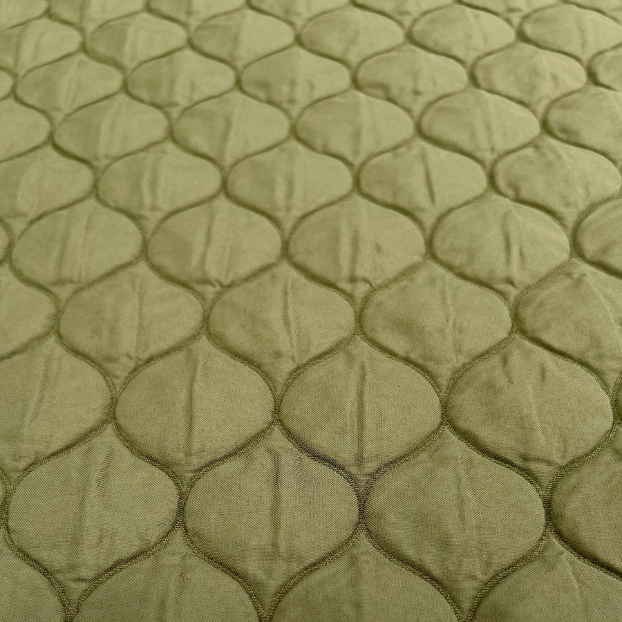 Remnant - Quilted - Coco Stretch - Khaki (1.1m)