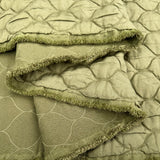 Remnant - Quilted - Coco Stretch - Khaki (1.1m)