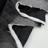 Quilted Wool - School Grey